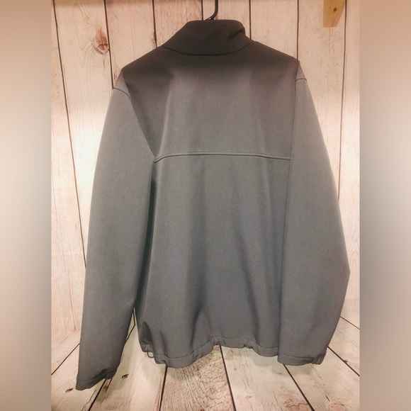 Columbia Sportswear Mt.Village Soft Shell Polyest Mens Sz XL LIGHT GREY Jacket - Picture 2 of 6